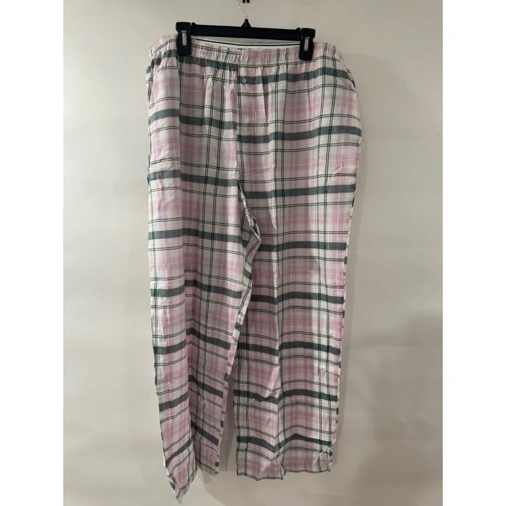 Victorias Secret Pink Plaid Pajama Pants XXL - Picture 2 of 4